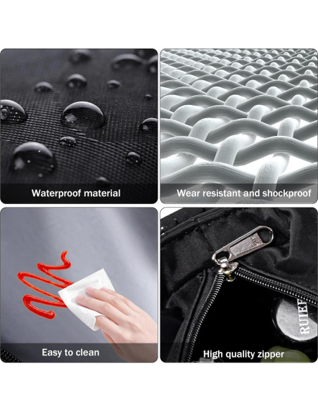 Caja de Almuerzo Aislada LOIDOU Negra 9L para Trabajo