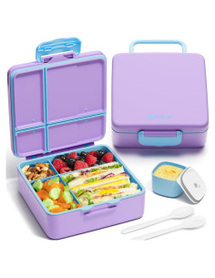 Caja de Almuerzo Bento Fimibuke 1300ml 4 Compartimentos Niños