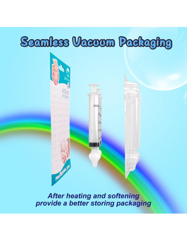 Jeringa Nasal para Bebé Elfzone 4PCS Silicona 10ml