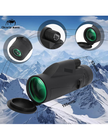Monóculo Compacto 10x42 Dicoria Hans para Observación