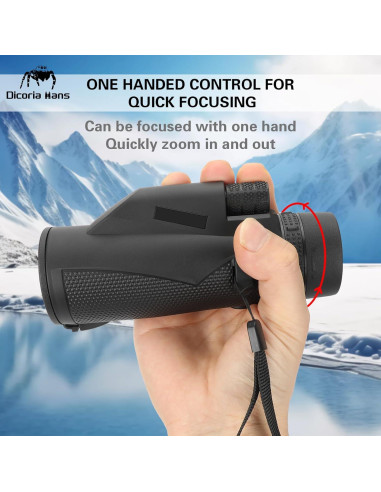 Monóculo Compacto 10x42 Dicoria Hans para Observación