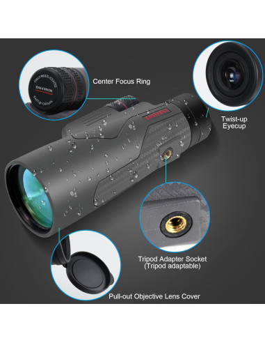 Monocular 12x56 Celticbird con Adaptador para Smartphone