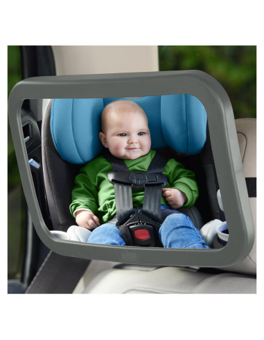Espejo para Bebés Gorilla Grip 360 Ajustable Gris