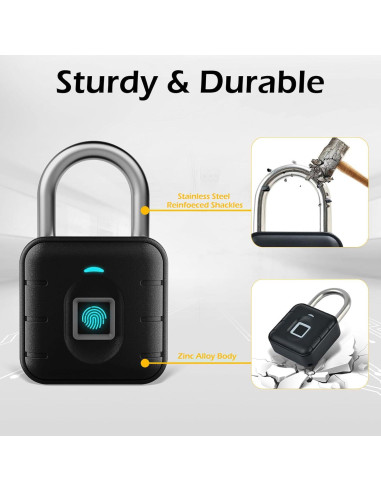 Candado Inteligente NexusLab LOCK-P80 Huella Dactilar IP67