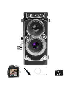 Cámara Digital Retro Joytrip M1 12MP 1080P Compacta Negra