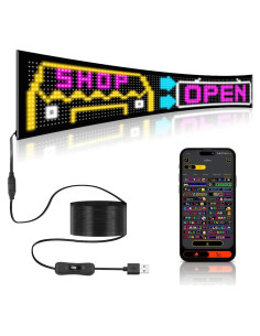 Cartel LED Programable Gelrova 88,9 cm Personalizable