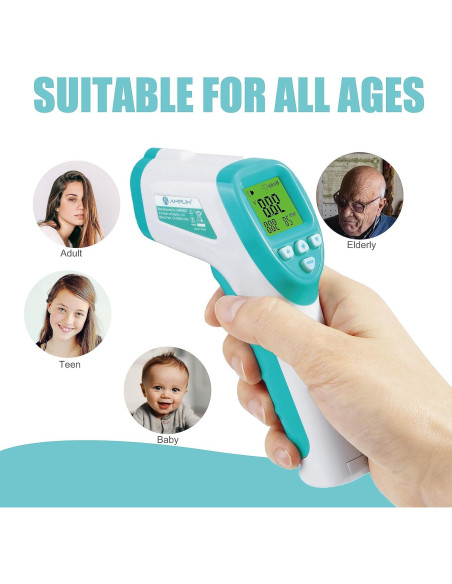 Termómetro Digital Infrarrojo Amplim AmpMed Sin Contacto
