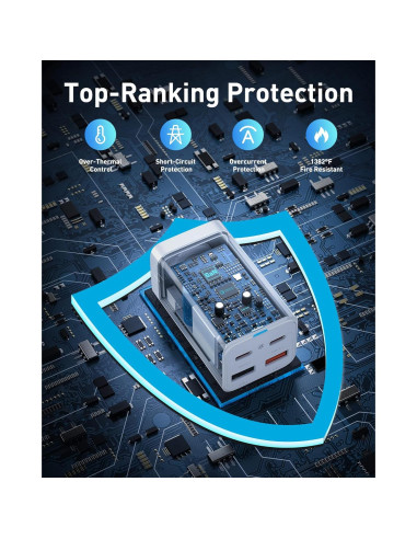 Baseus Hub USB-C 7 en 1 con HDMI 4K y Cargador 65W