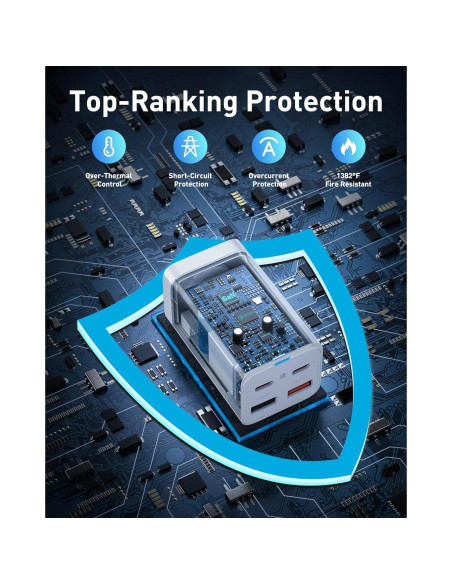 Baseus Hub USB-C 7 en 1 con HDMI 4K y Cargador 65W