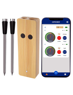 Termómetro de carne FodoTherm Bluetooth 800FT con sonda doble