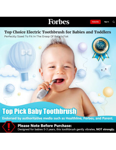 Cepillo de Dientes Eléctrico DADA-TECH para Niños 0-3 Años 2