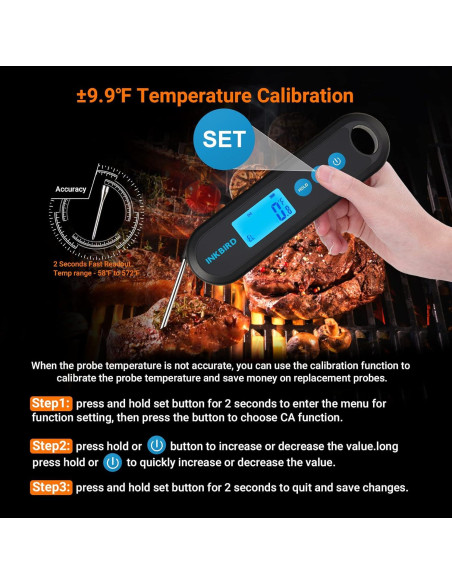 Termómetro Digital Inkbird IHT-2PB Bluetooth 2 Probetas