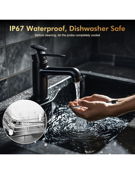 Termómetro de Carne Inalámbrico TempGrill BQ50 con Sonda 5mm