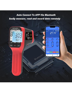 Pirómetro Infrarrojo AOPUTTRIVER AP-1600APP -50C a 1600C 2