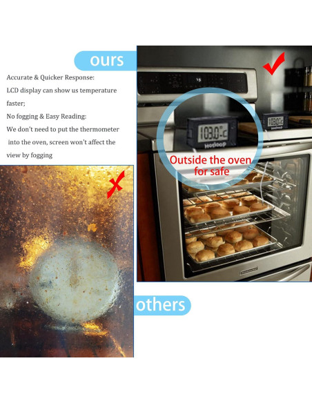 Termómetro Digital para Horno Hotloop HK061 300C LCD