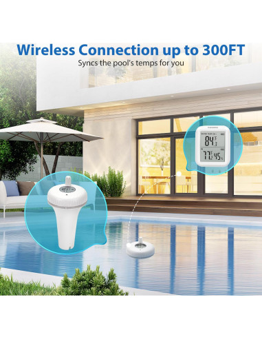 Termómetro de Piscina Inalámbrico Inkbird IBS-P01R 2 Gen