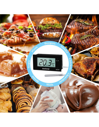 Termómetro Digital para Horno Hotloop HK061 300C LCD