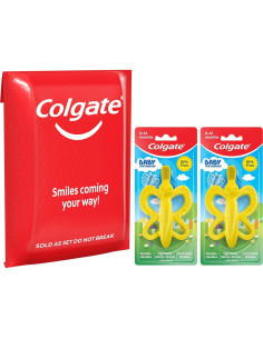 Cepillo de Dientes y Mordedor Colgate para Bebés - 2 Unidades 2