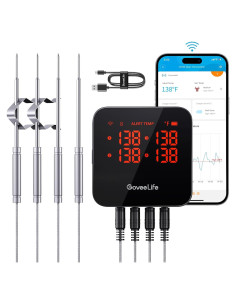 Termómetro Digital de Carne GoveeLife H5198 WiFi Bluetooth 300C
