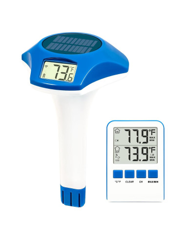 Termómetro de piscina solar Circrane digital IPX8 21cm