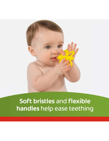 Cepillo de Dientes y Mordedor Colgate para Bebés - 2 Unidades