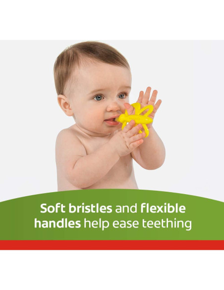 Cepillo de Dientes y Mordedor Colgate para Bebés - 2 Unidades