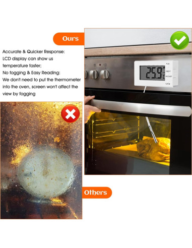 Termómetro Digital para Horno TLX DTH168 -50C a 300C