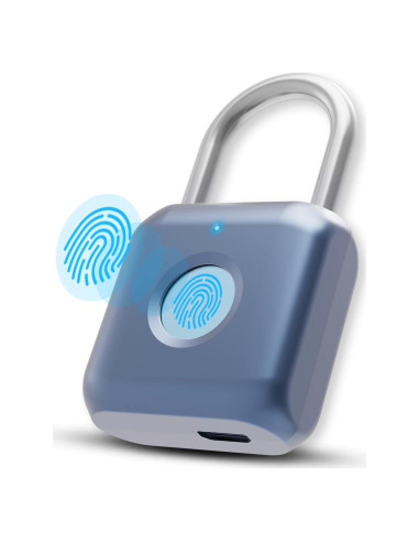 Candado Biométrico Dhiedas YL-P8 Huella Dactilar Azul