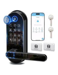 Cerradura Digital Biométrica SamtechT-200 Negra