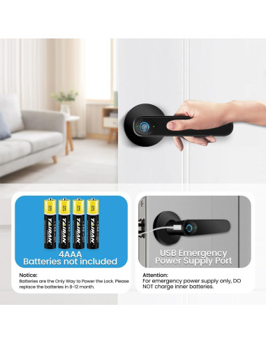 Cerradura Inteligente Kadonio 408 con Huella Dactilar y APP