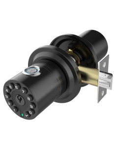 Perilla de Puerta Inteligente IUKNOB con Huella Dactilar y Teclado