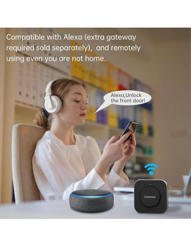 Cerradura Biométrica Darawf K9 con Huella Dactilar y Teclado