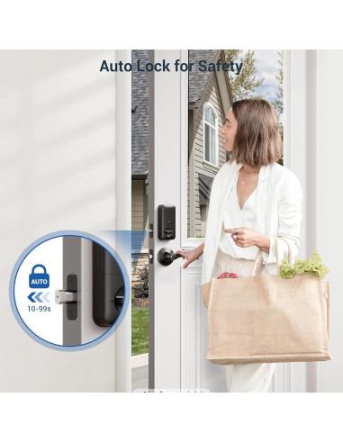 Cerradura Biométrica Darawf K9 con Huella Dactilar y Teclado