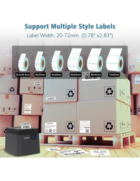 Impresora de Etiquetas CLABEL CT321D Bluetooth 203 DPI