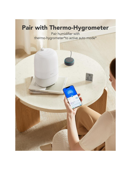Humidificador Inteligente GoveeLife H7140 3L con Difusor y Luz Nocturna