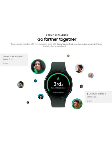 Reloj Inteligente Samsung Galaxy Watch4 44mm GPS Bluetooth LTE