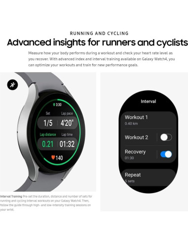Reloj Inteligente Samsung Galaxy Watch4 44mm GPS Bluetooth LTE