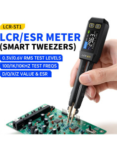 Medidor LCR FNIRSI LCR-ST1 Pinza Portátil 10kHz SMD 2