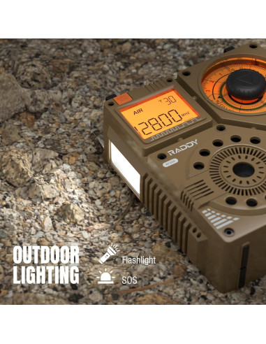 Radio de Onda Corta Raddy RF320 + Linterna CL-1 + Panel Solar 30W