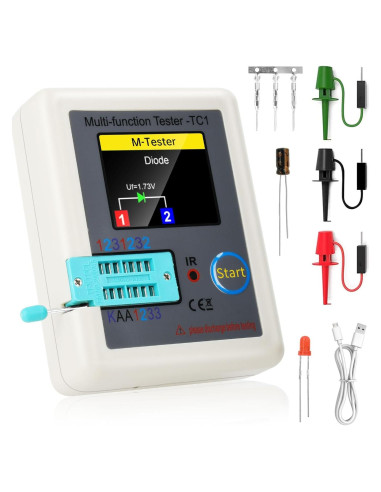 Probador de Transistores FORIOT LCR-TC1 Multifuncional