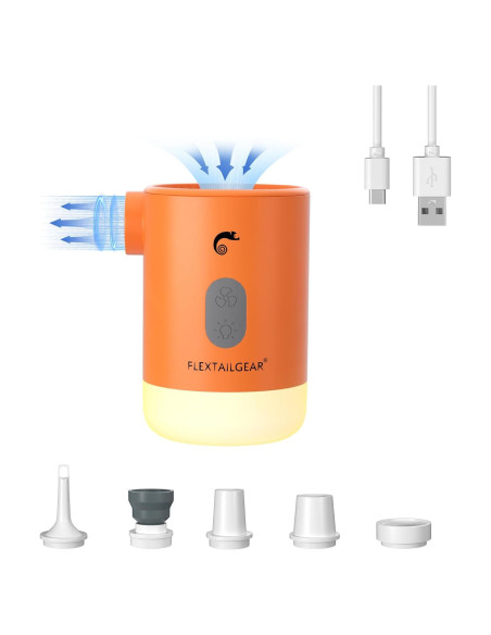 Bomba de Aire Portátil FLEXTAILGEAR 4.5 kPa Recargable