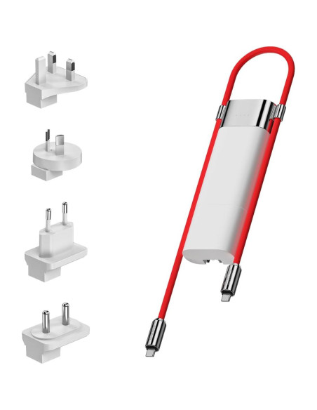 Banco de Energía 3 en 1 Sharge 10000mAh Carga Rápida PD 40W