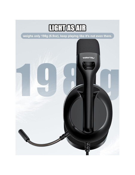 Auriculares Gaming S30 WIRWTRU con Micrófono Cancelación Ruido