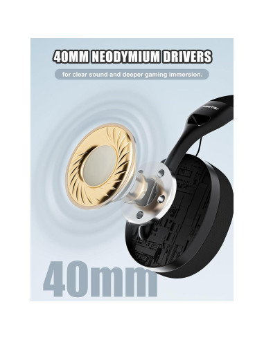 Auriculares Gaming S30 WIRWTRU con Micrófono Cancelación Ruido