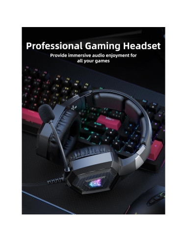 Auriculares Gaming Nanddi K8 con Micrófono y RGB 7.1