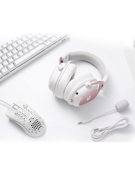 Auriculares Gaming Redragon H510 Zeus Blanco 7.1 Sonido