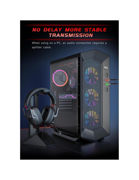 Auriculares Gaming KAPEYDESI CM7007 con Micrófono 50mm