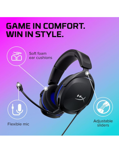 Auriculares Gaming HyperX Cloud Stinger 2 Core PS - Negro