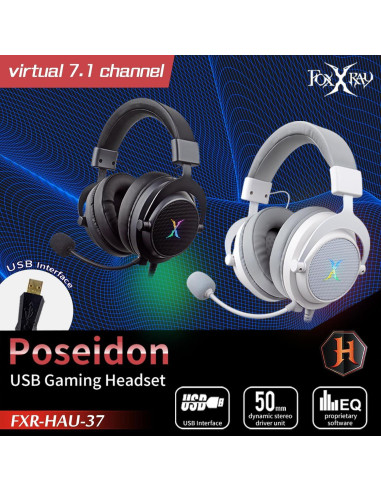 Auriculares Gaming USB FOXXRAY HAU-37 7.1 Sonido RGB