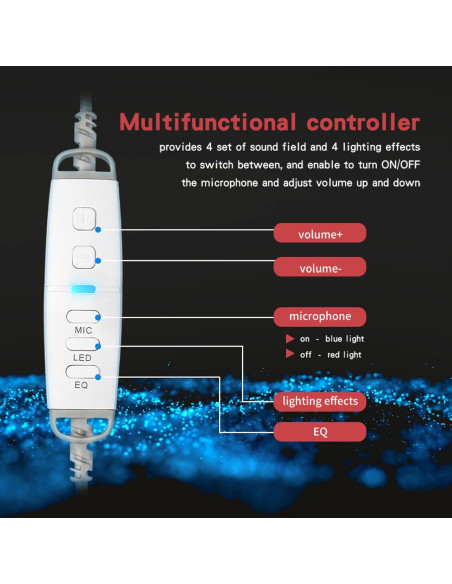 Auriculares Gaming USB FOXXRAY HAU-37 7.1 Sonido RGB
